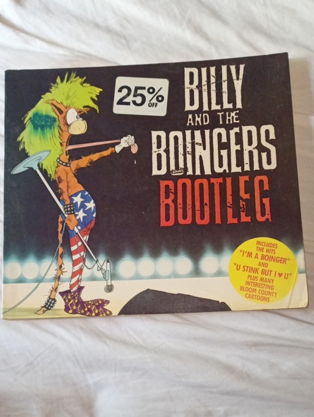 Billy and The Boingers Bootleg. Berkeley Breathed. 1987 Vintage Soft Cover.